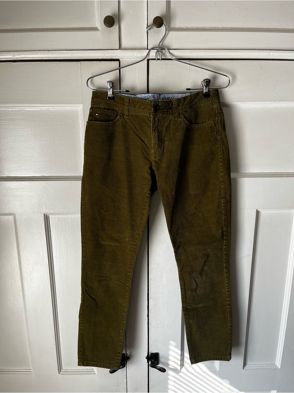 Tommy Hilfiger - Olive Green Corduroy "Classic Skinny" Pants - Women’s Size 6